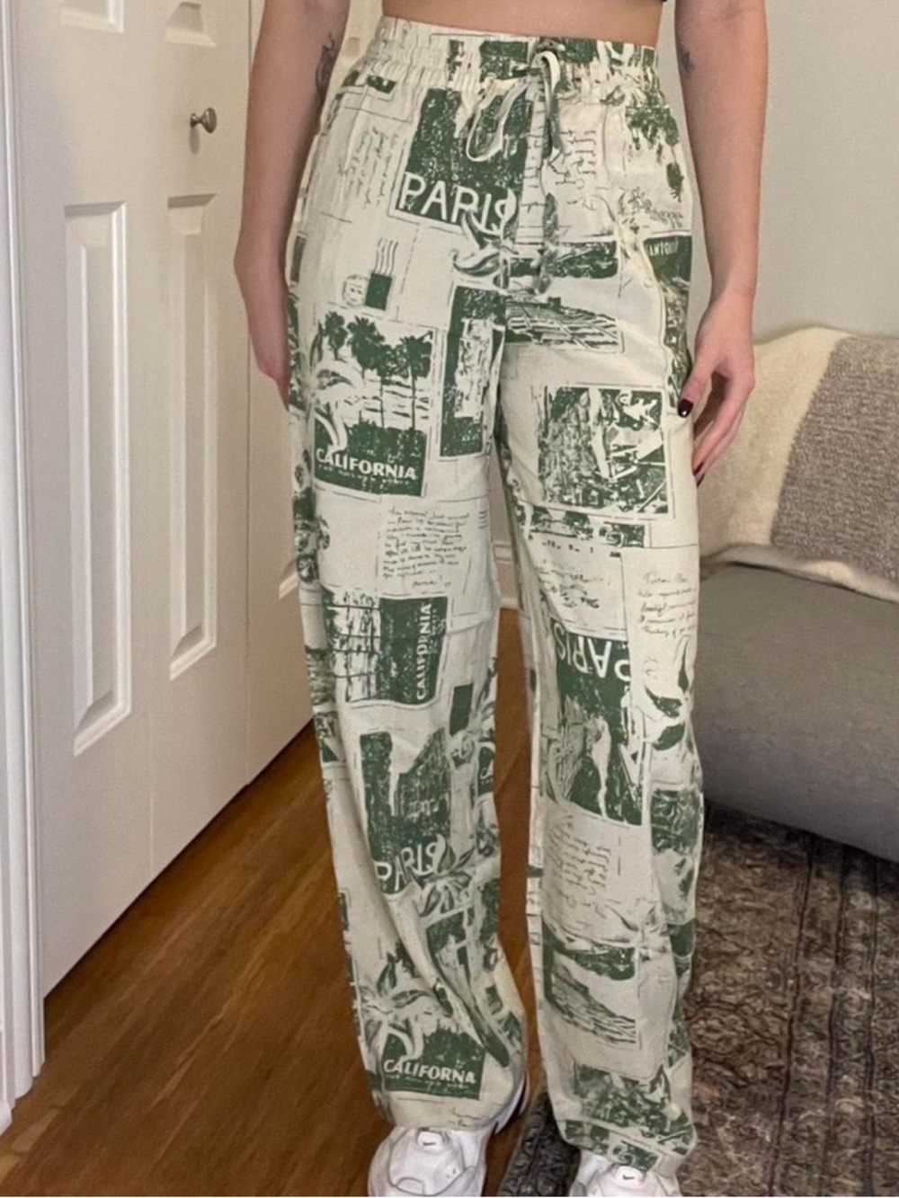 Urban Outfitters newspaper pants